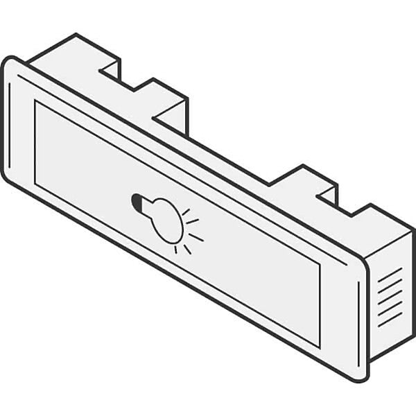 Renz Lichttaster LIRA 75x22 weiss 97-9-85111 ws